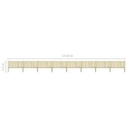 Clôture De Jardin Bois De Pin Imprégné 14,14x1,3 M 17 Clôture De Jardin Bois De Pin Imprégné 14,14x1,3 M -Ubbinkk Magasin cloture de jardin bois de pin impregne 14 14x1 3 m 8720286000281 1259872