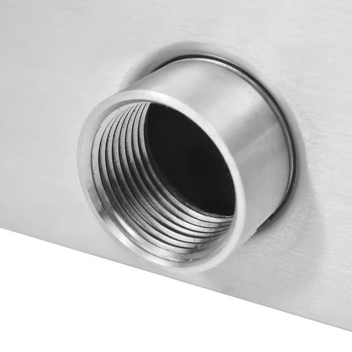 Fontaine D'étang Acier Inoxydable 50 X 30 X 90 Cm Argenté 8 Fontaine D'étang Acier Inoxydable 50 X 30 X 90 Cm Argenté – Image 6