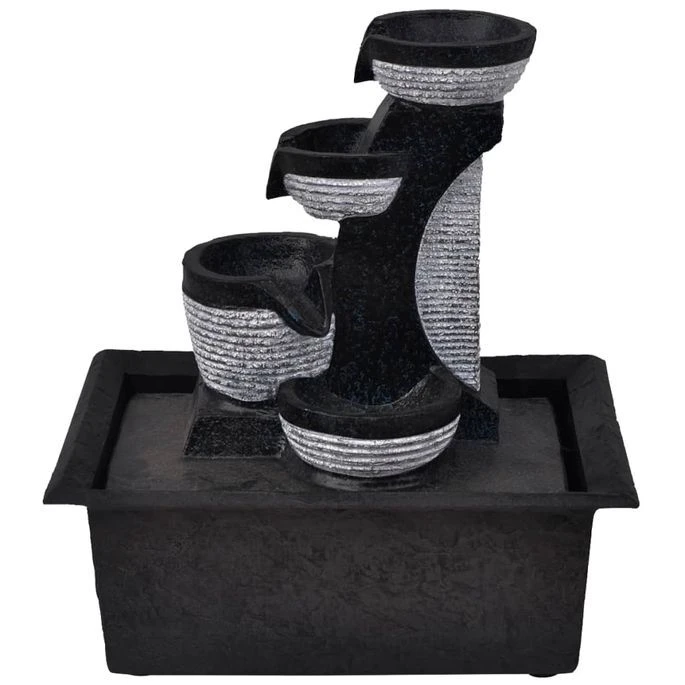 Fontaine D'intérieur Avec Lampe LED Polyrésine 3 Fontaine D'intérieur Avec Lampe LED Polyrésine – Image 2
