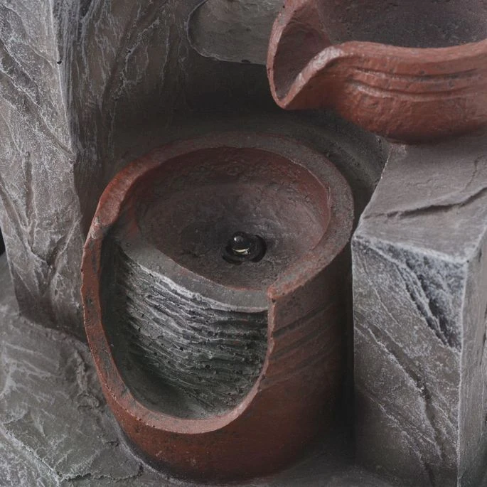 Fontaine D'intérieur Avec Lampe LED Polyrésine 2 4 Fontaine D'intérieur Avec Lampe LED Polyrésine 2 – Image 2