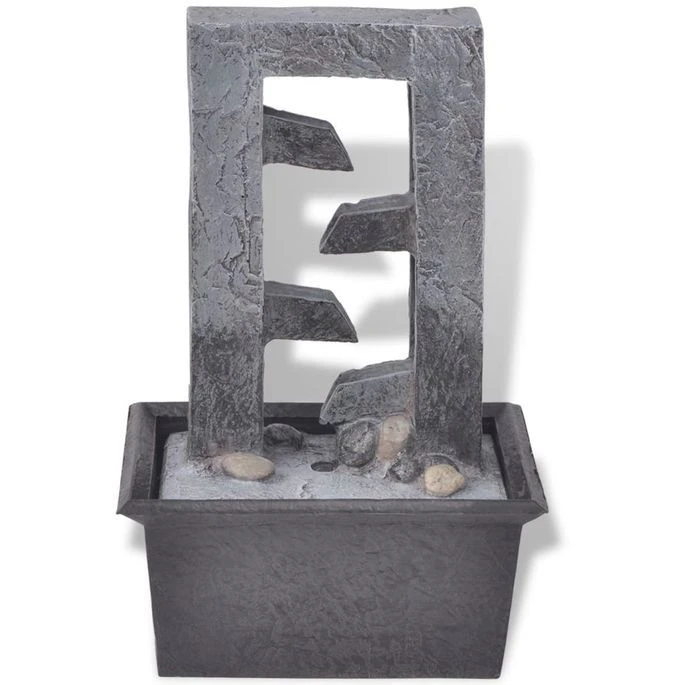 Fontaine D'intérieur Avec Lumière LED Poly-résine 5 Fontaine D'intérieur Avec Lumière LED Poly-résine – Image 3