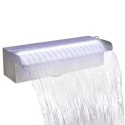Ubbinkk Magasin 16 Fontaine Rectangulaire De Piscine Avec LED Inox 30 Cm
