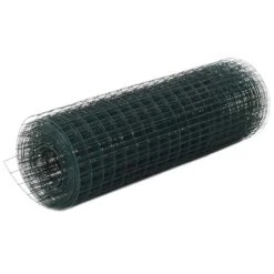Grillage Acier Avec Revêtement En PVC 10x0,5 M Vert 3