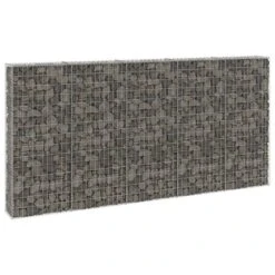 Mur En Gabion Avec Couvercles Acier Galvanisé 300x30x150 Cm