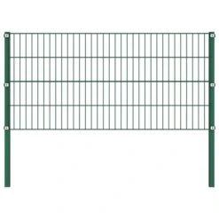 Ubbinkk Magasin -Ubbinkk Magasin panneau de cloture avec poteaux fer 13 6 x 0 8 m vert 3666722193313 1177727