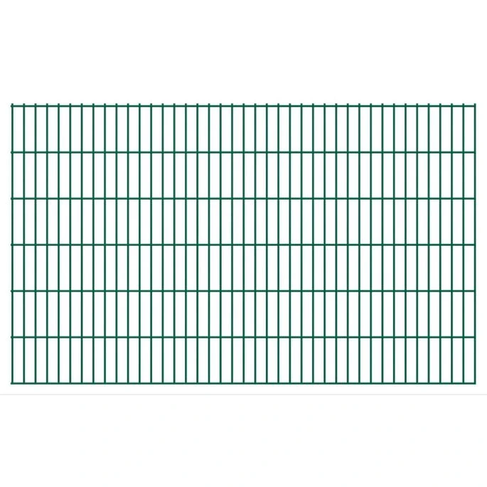 Panneaux De Clôture De Jardin 2D 2,008x1,23 M 10 M Total Vert 3 Panneaux De Clôture De Jardin 2D 2,008x1,23 M 10 M Total Vert