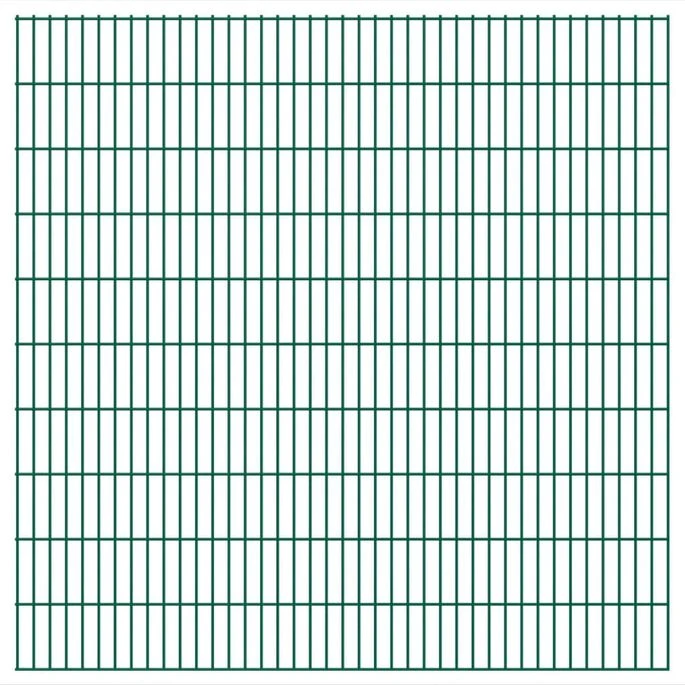 Panneaux De Clôture De Jardin 2D 2,008x2,03 M 16 M Total Vert 3 Panneaux De Clôture De Jardin 2D 2,008x2,03 M 16 M Total Vert