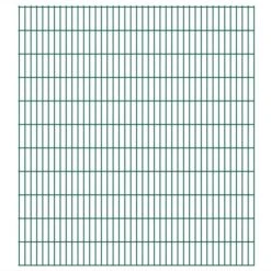 Panneaux De Clôture De Jardin 2D 2,008x2,23 M 10 M Total Vert