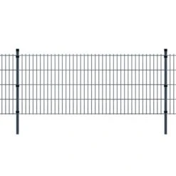 Panneaux Et Poteaux De Clôture 2D Pour Jardin 2008x830 Mm 16 M