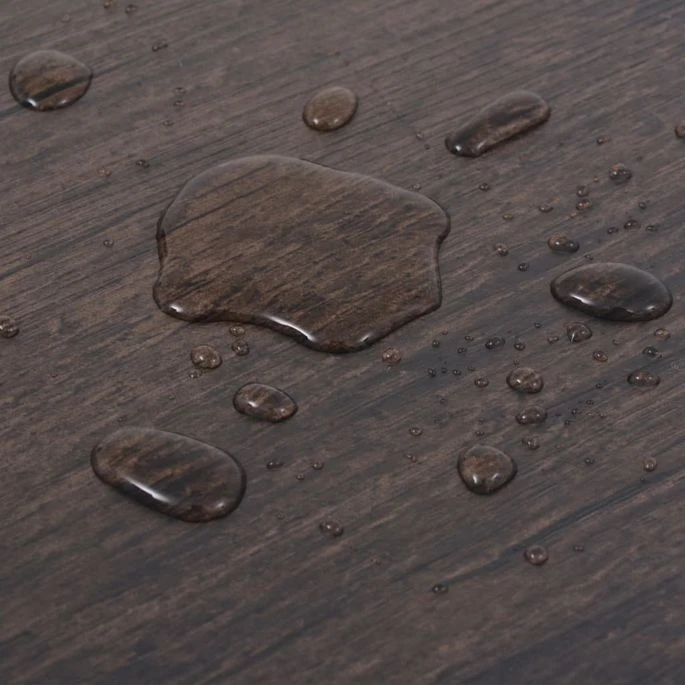 Planches De Plancher PVC 4,46 M² 3 Mm Marron Foncé 7 Planches De Plancher PVC 4,46 M² 3 Mm Marron Foncé – Image 5