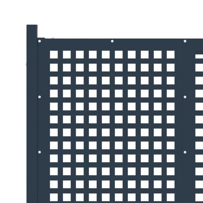 Portail De Clôture Anthracite 177x225 Cm Acier 5 Portail De Clôture Anthracite 177x225 Cm Acier – Image 3