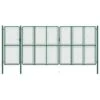 Portail De Jardin Acier 200x495 Cm Vert