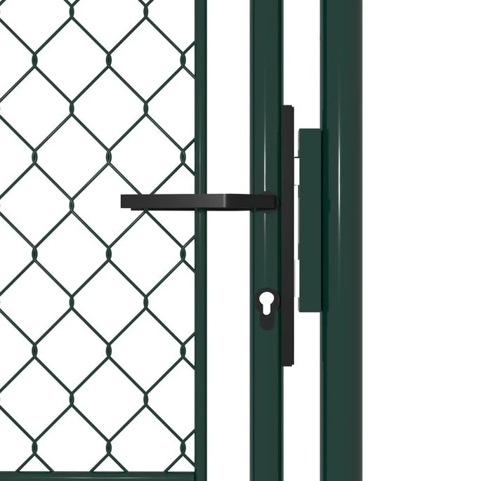 Portillon Acier 100 X 125 Cm Vert 5 Portillon Acier 100 X 125 Cm Vert – Image 3