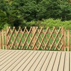 Portillons De Jardin 2 Pcs Bois De Pin Imprégné 300x80 Cm