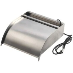 Ubbink Cascade Lame Nevada De Jardin 30 Cm Acier Inox Et éclairage LED